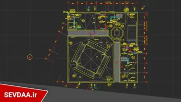 نقشه اتوکد مشخصات تجهیزات مکانیکی مسجد تیپ 2